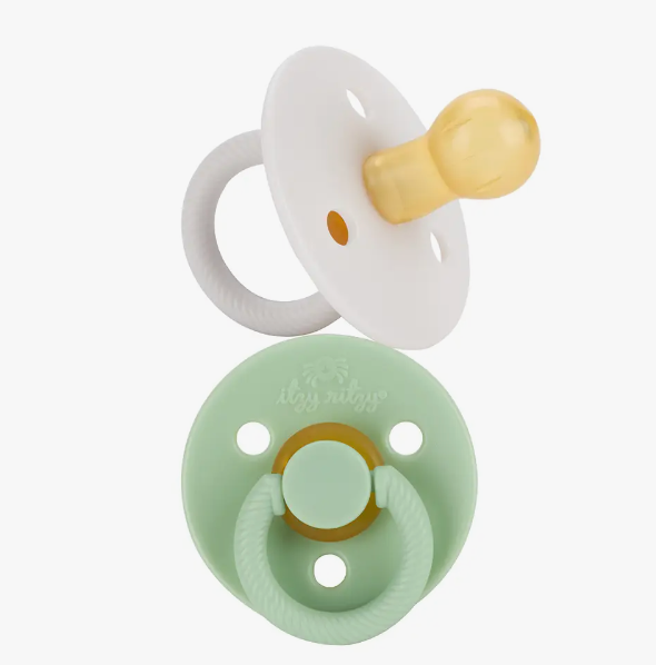 ITZY SOOTHER NATURAL RUBBLER PACI SETS