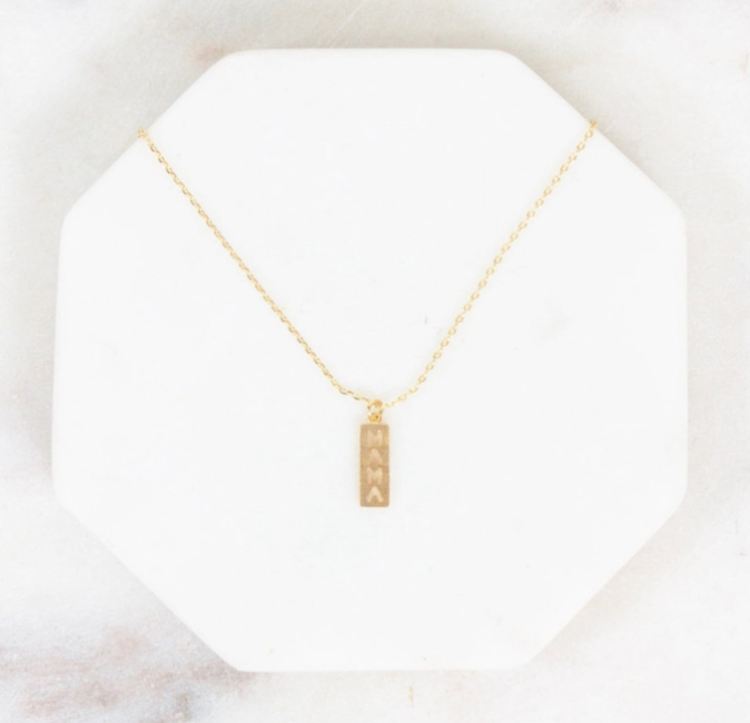 MAMA NECKLACE TINY BAR