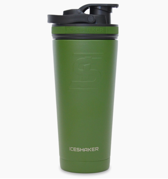 Ice Shaker 26 oz Navy Shaker Bottle