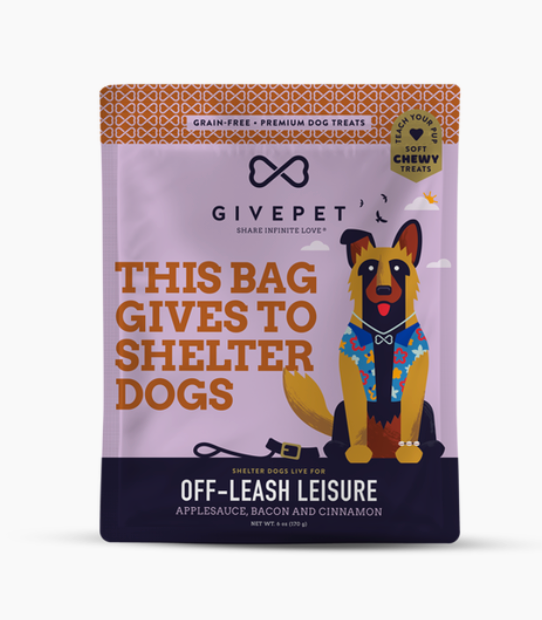 GIVE PET DOG TREATS