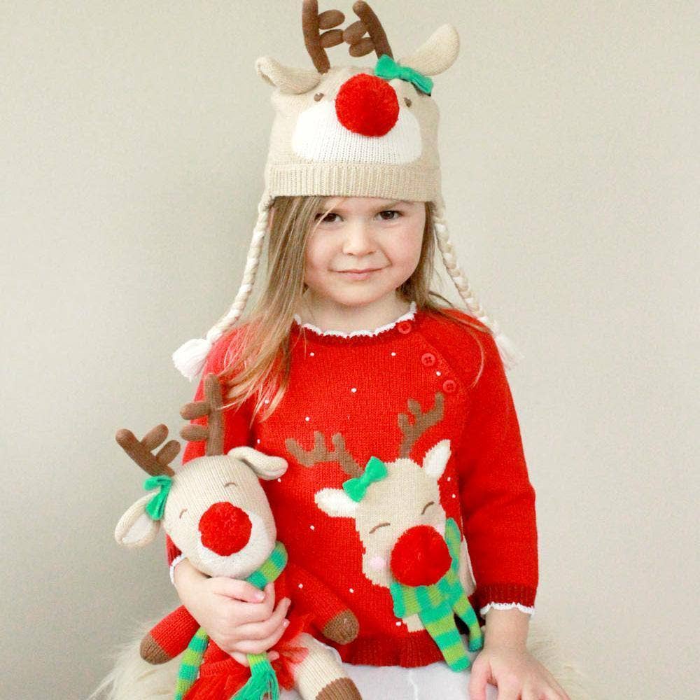 RUBY THE REINDEER KNIT SWEATER
